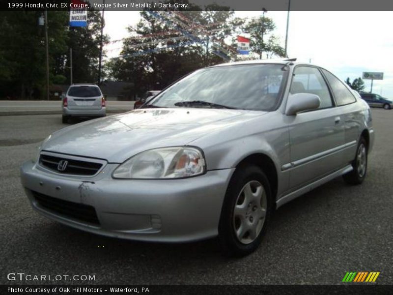 Vogue Silver Metallic / Dark Gray 1999 Honda Civic EX Coupe