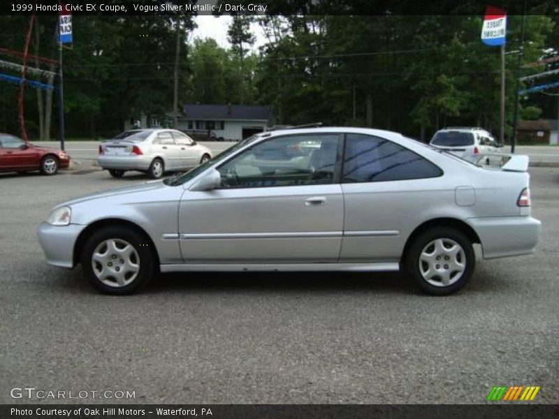Vogue Silver Metallic / Dark Gray 1999 Honda Civic EX Coupe