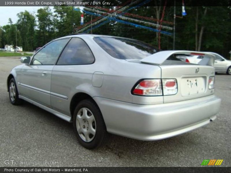 Vogue Silver Metallic / Dark Gray 1999 Honda Civic EX Coupe