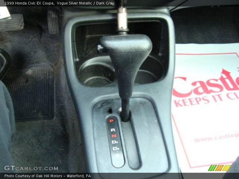 Vogue Silver Metallic / Dark Gray 1999 Honda Civic EX Coupe