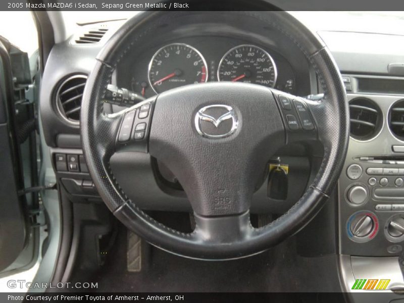 Sepang Green Metallic / Black 2005 Mazda MAZDA6 i Sedan