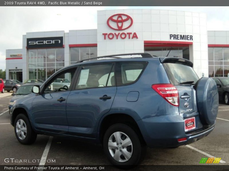 Pacific Blue Metallic / Sand Beige 2009 Toyota RAV4 4WD