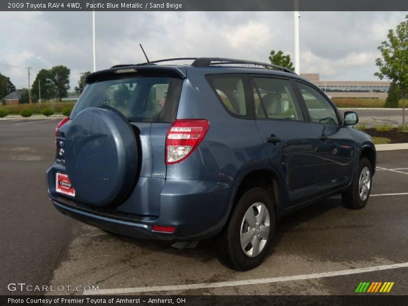 Pacific Blue Metallic / Sand Beige 2009 Toyota RAV4 4WD