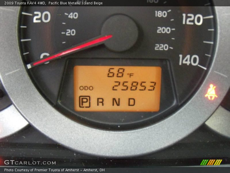 Pacific Blue Metallic / Sand Beige 2009 Toyota RAV4 4WD