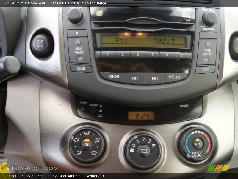 Pacific Blue Metallic / Sand Beige 2009 Toyota RAV4 4WD