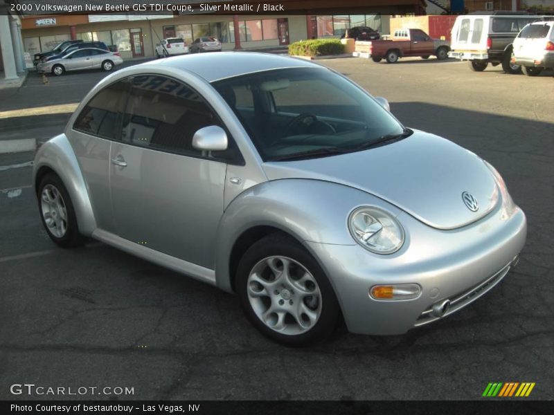 Silver Metallic / Black 2000 Volkswagen New Beetle GLS TDI Coupe
