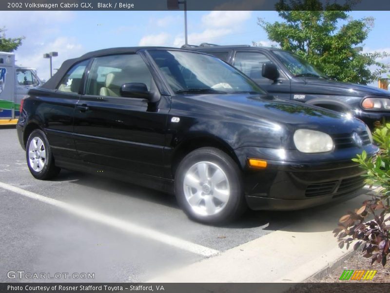 Black / Beige 2002 Volkswagen Cabrio GLX
