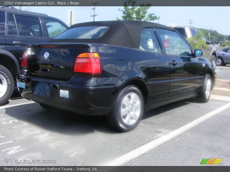 Black / Beige 2002 Volkswagen Cabrio GLX