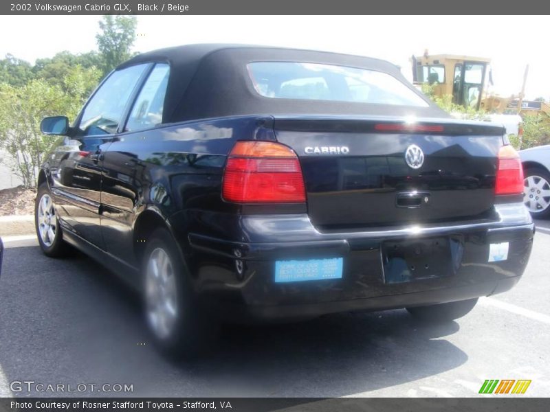 Black / Beige 2002 Volkswagen Cabrio GLX