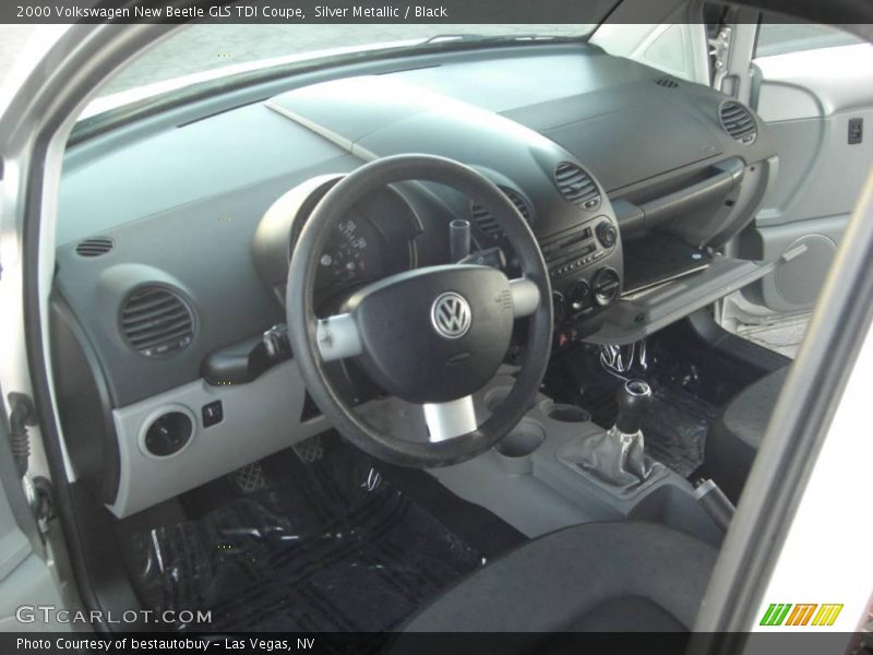 Silver Metallic / Black 2000 Volkswagen New Beetle GLS TDI Coupe