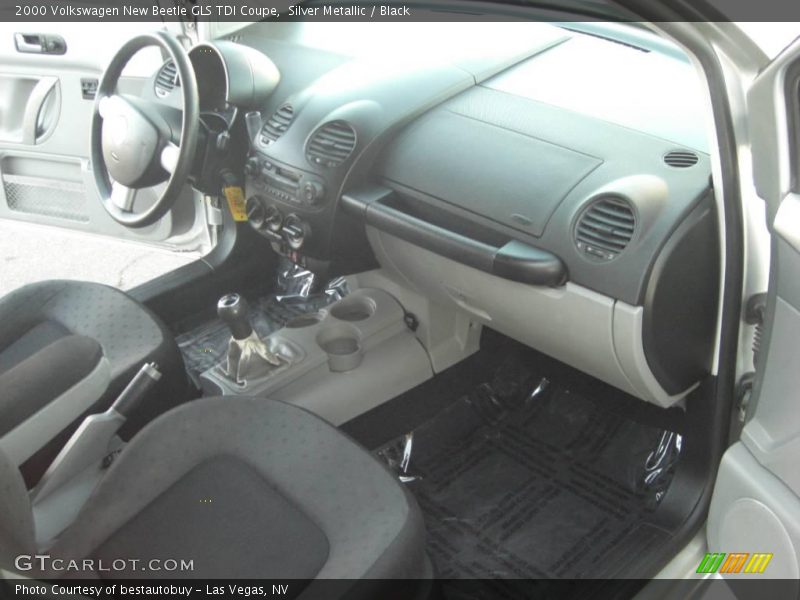 Silver Metallic / Black 2000 Volkswagen New Beetle GLS TDI Coupe