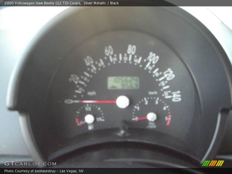 Silver Metallic / Black 2000 Volkswagen New Beetle GLS TDI Coupe