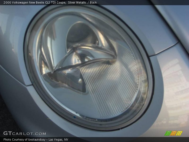 Silver Metallic / Black 2000 Volkswagen New Beetle GLS TDI Coupe