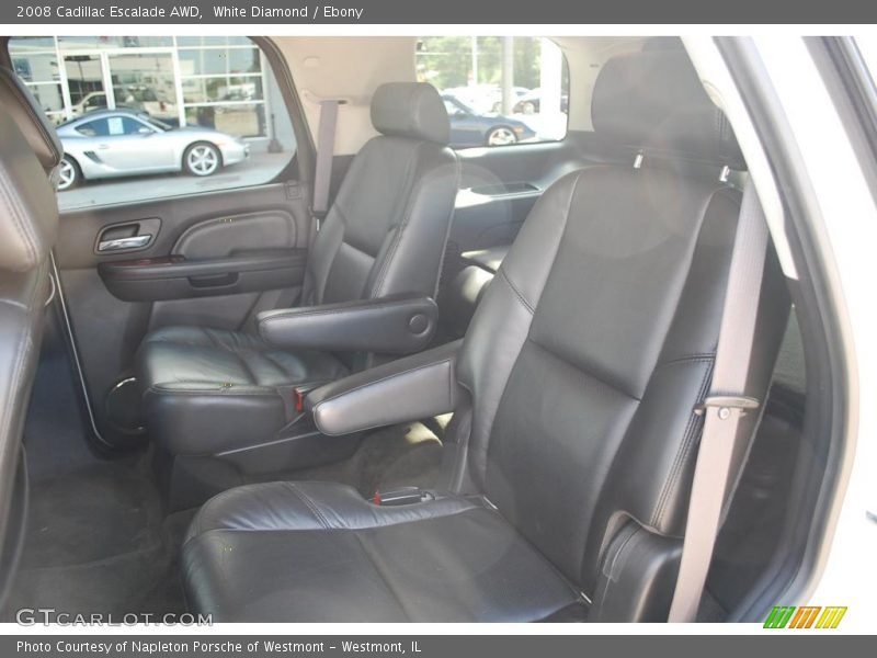 White Diamond / Ebony 2008 Cadillac Escalade AWD