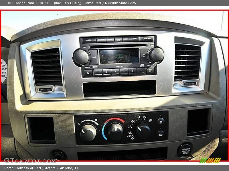 Flame Red / Medium Slate Gray 2007 Dodge Ram 3500 SLT Quad Cab Dually