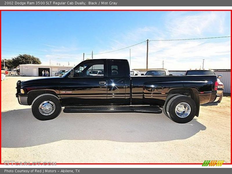 Black / Mist Gray 2002 Dodge Ram 3500 SLT Regular Cab Dually