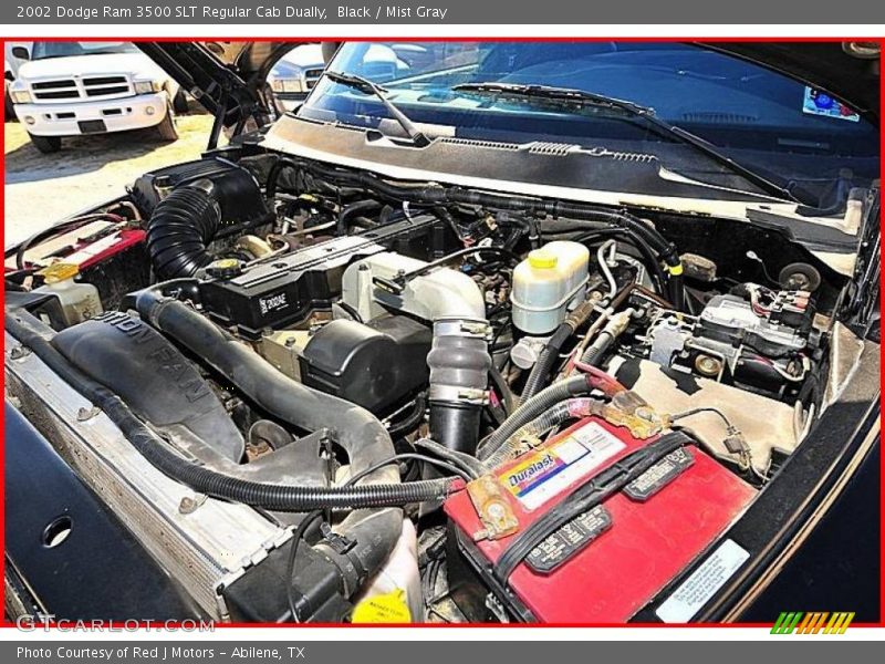 Black / Mist Gray 2002 Dodge Ram 3500 SLT Regular Cab Dually