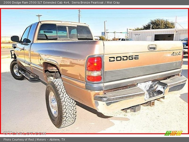 Sierra Bronze Pearlcoat / Mist Gray 2000 Dodge Ram 2500 SLT Extended Cab 4x4