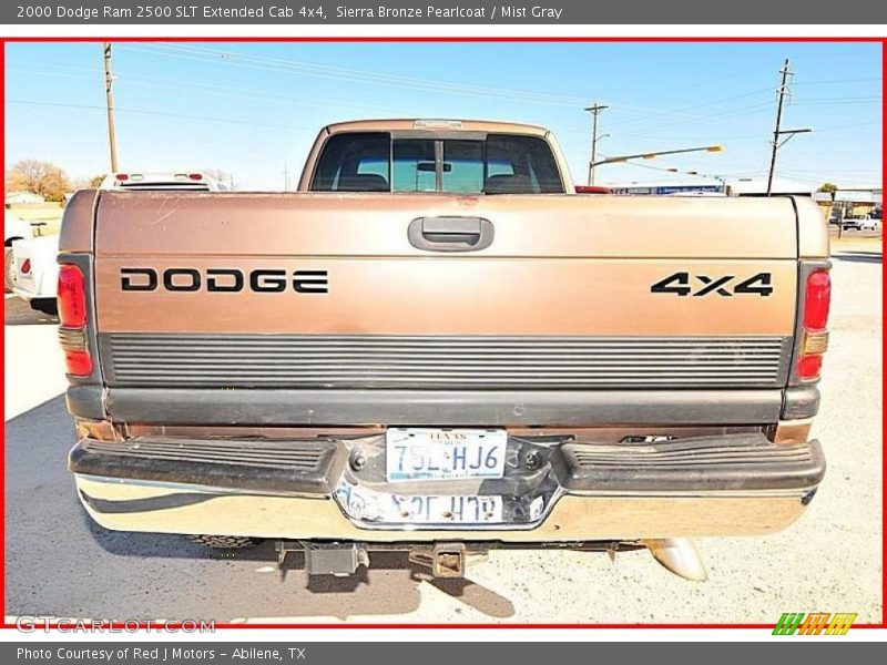 Sierra Bronze Pearlcoat / Mist Gray 2000 Dodge Ram 2500 SLT Extended Cab 4x4