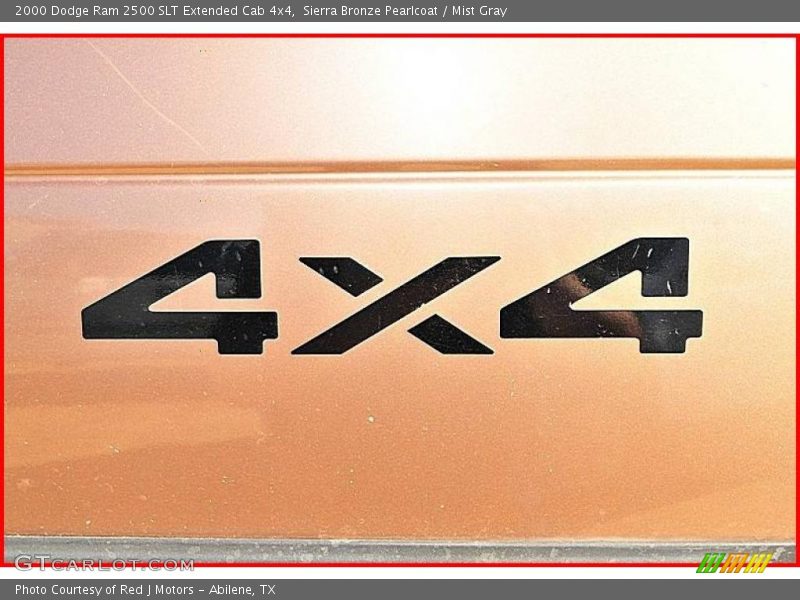 Sierra Bronze Pearlcoat / Mist Gray 2000 Dodge Ram 2500 SLT Extended Cab 4x4
