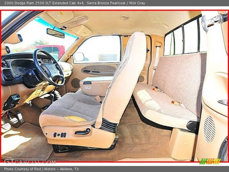 Sierra Bronze Pearlcoat / Mist Gray 2000 Dodge Ram 2500 SLT Extended Cab 4x4