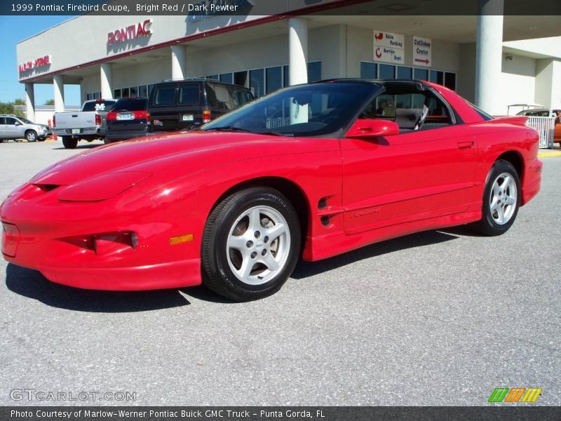 Bright Red / Dark Pewter 1999 Pontiac Firebird Coupe