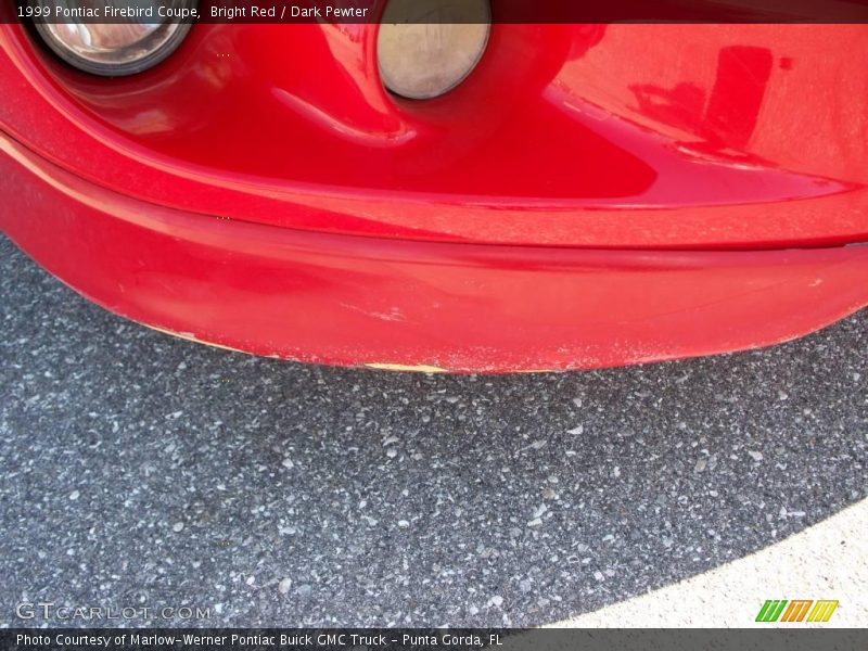 Bright Red / Dark Pewter 1999 Pontiac Firebird Coupe