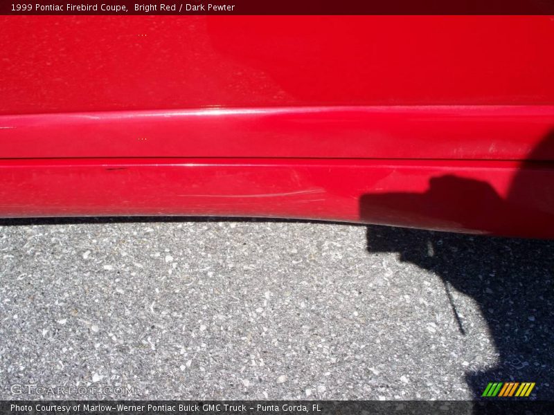 Bright Red / Dark Pewter 1999 Pontiac Firebird Coupe