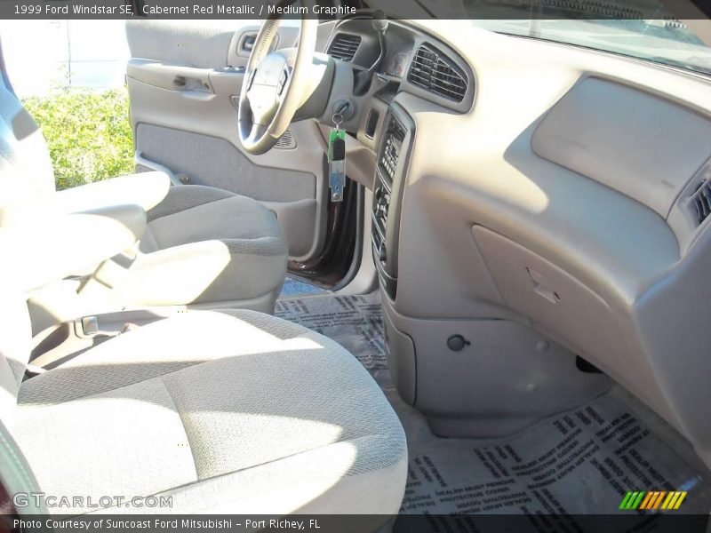 Cabernet Red Metallic / Medium Graphite 1999 Ford Windstar SE