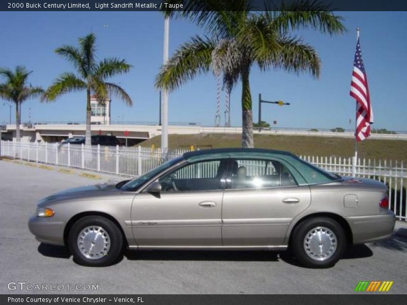 Light Sandrift Metallic / Taupe 2000 Buick Century Limited