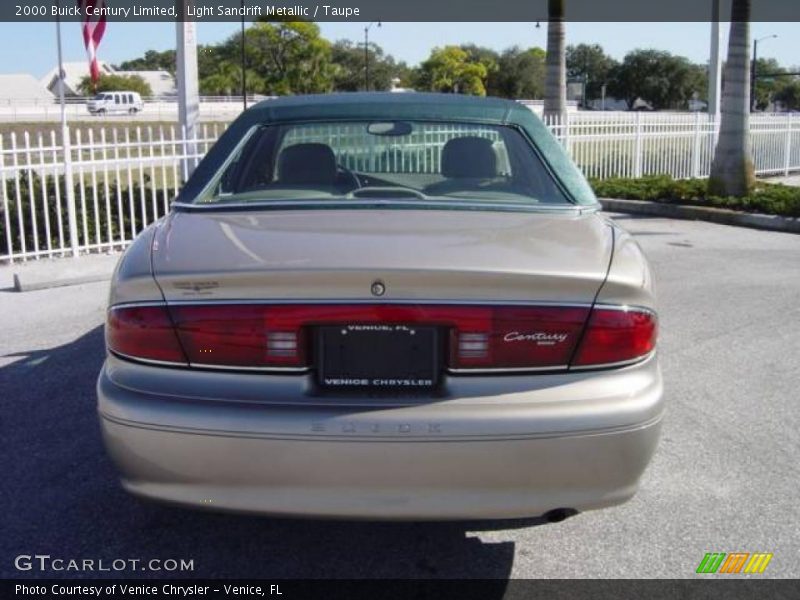 Light Sandrift Metallic / Taupe 2000 Buick Century Limited