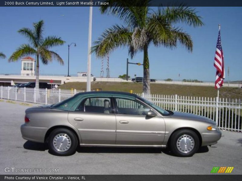 Light Sandrift Metallic / Taupe 2000 Buick Century Limited