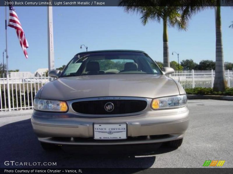 Light Sandrift Metallic / Taupe 2000 Buick Century Limited