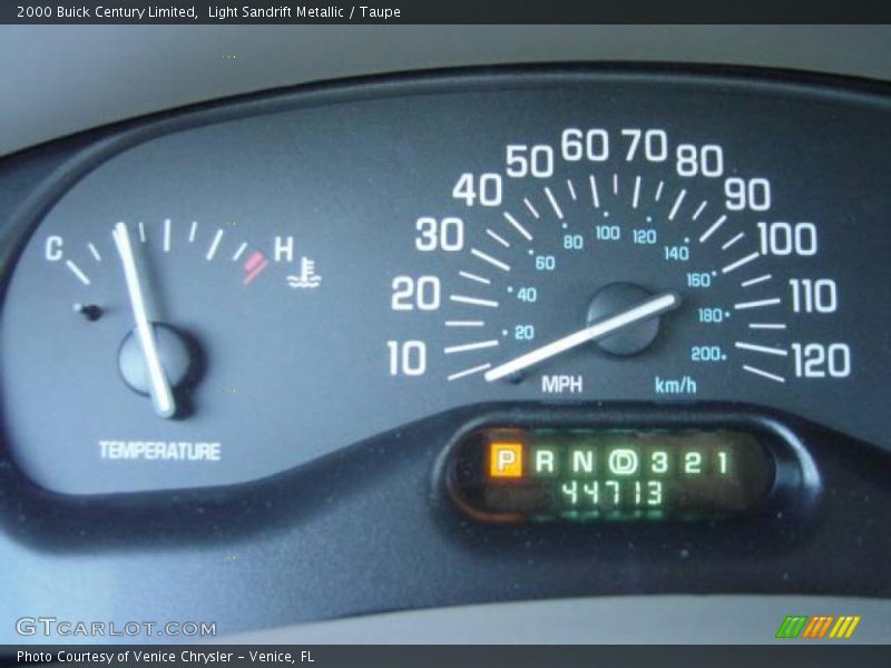 Light Sandrift Metallic / Taupe 2000 Buick Century Limited