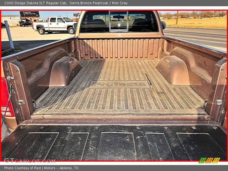 Sierra Bronze Pearlcoat / Mist Gray 2000 Dodge Dakota SLT Regular Cab