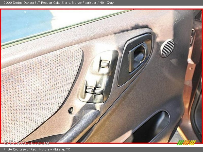 Sierra Bronze Pearlcoat / Mist Gray 2000 Dodge Dakota SLT Regular Cab