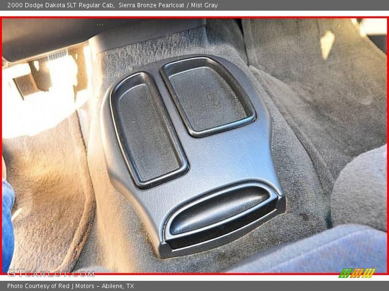 Sierra Bronze Pearlcoat / Mist Gray 2000 Dodge Dakota SLT Regular Cab