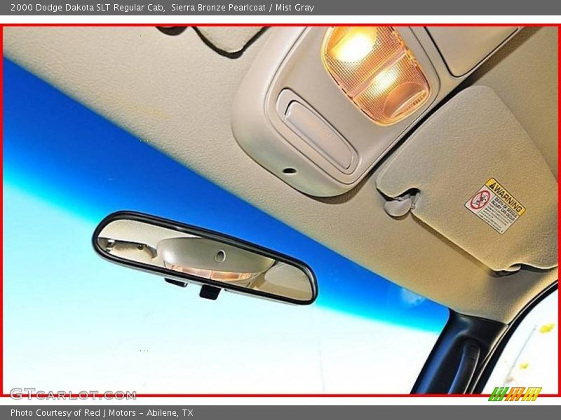 Sierra Bronze Pearlcoat / Mist Gray 2000 Dodge Dakota SLT Regular Cab