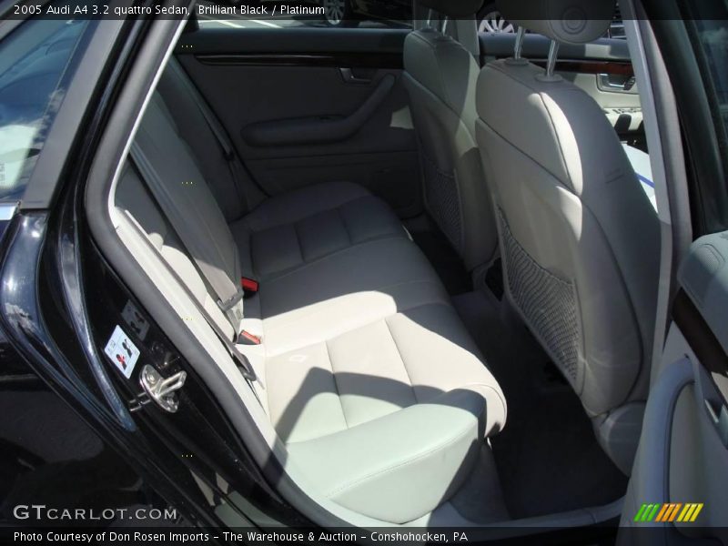 Brilliant Black / Platinum 2005 Audi A4 3.2 quattro Sedan