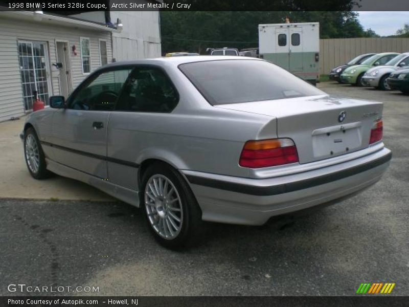 Arctic Silver Metallic / Gray 1998 BMW 3 Series 328is Coupe