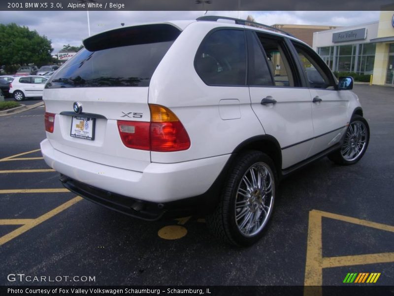 Alpine White / Beige 2001 BMW X5 3.0i