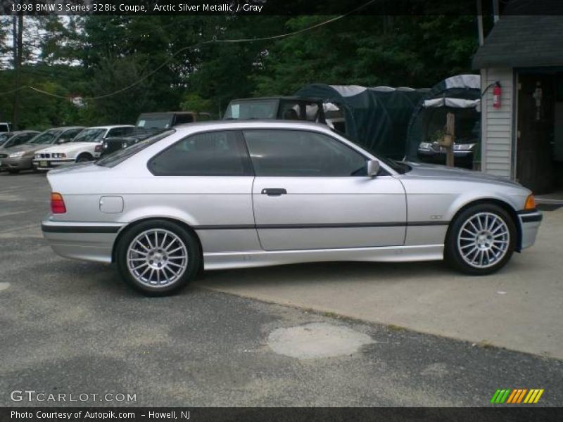 Arctic Silver Metallic / Gray 1998 BMW 3 Series 328is Coupe
