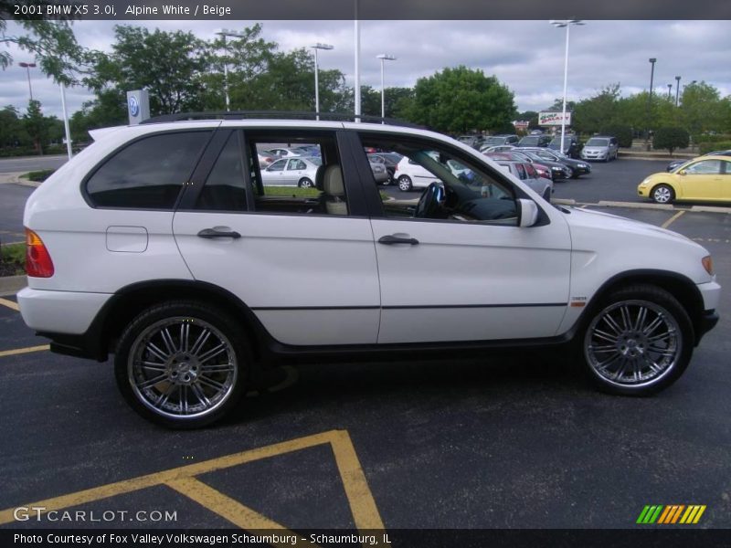 Alpine White / Beige 2001 BMW X5 3.0i