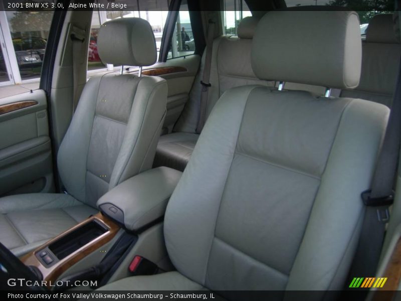 Alpine White / Beige 2001 BMW X5 3.0i