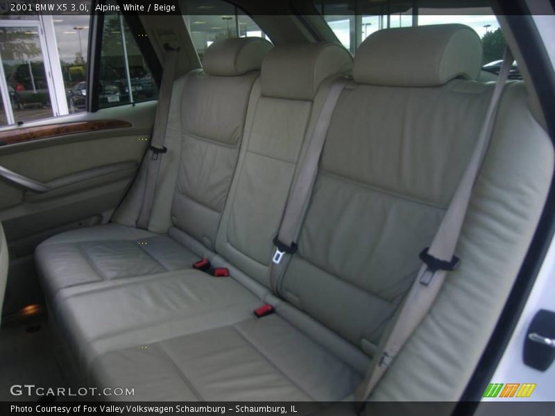 Alpine White / Beige 2001 BMW X5 3.0i