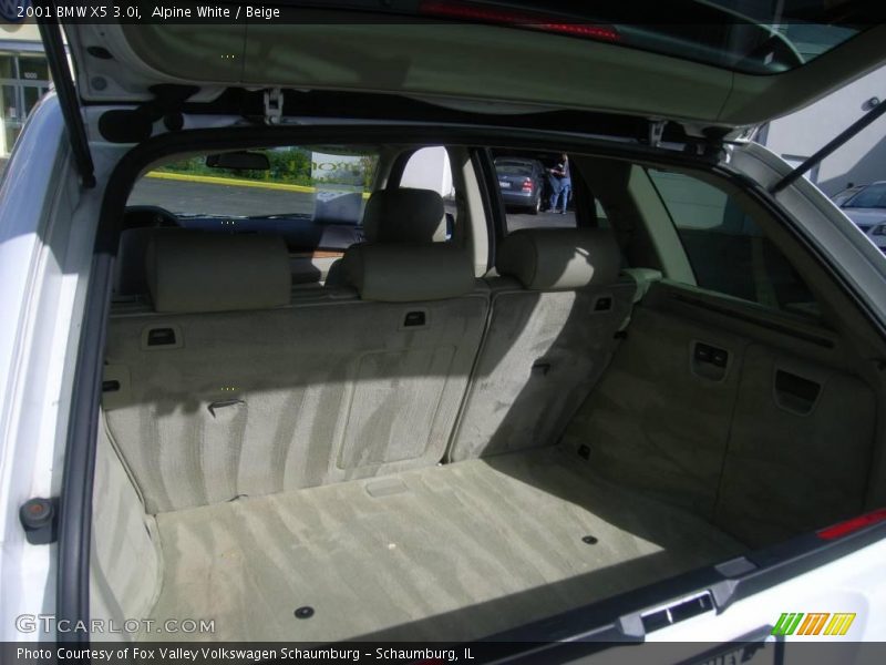 Alpine White / Beige 2001 BMW X5 3.0i