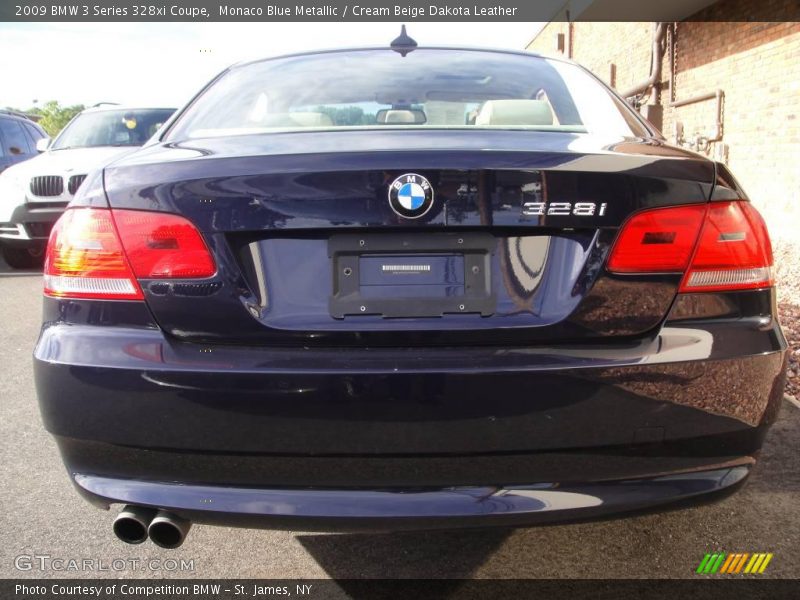 Monaco Blue Metallic / Cream Beige Dakota Leather 2009 BMW 3 Series 328xi Coupe