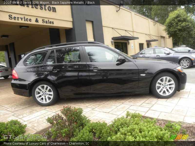 Black Sapphire Metallic / Black 2007 BMW 3 Series 328i Wagon