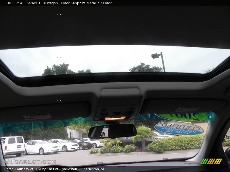 Black Sapphire Metallic / Black 2007 BMW 3 Series 328i Wagon