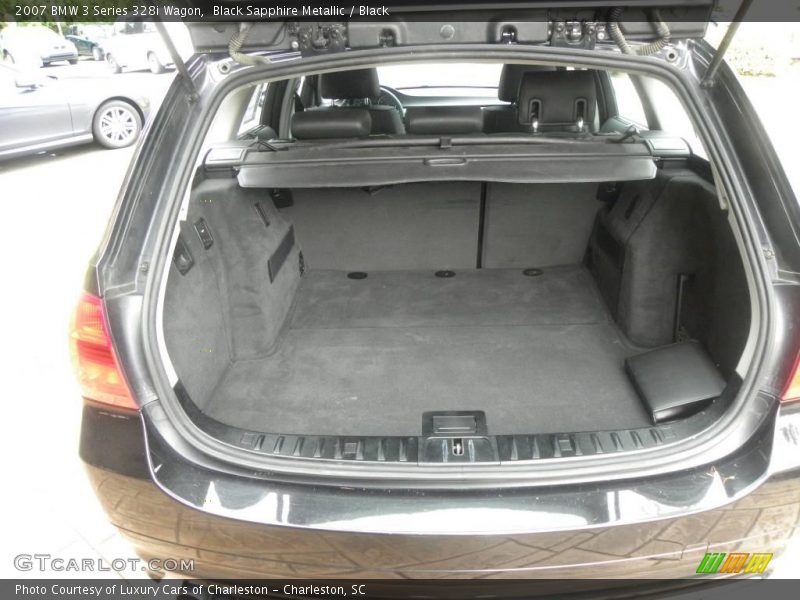 Black Sapphire Metallic / Black 2007 BMW 3 Series 328i Wagon